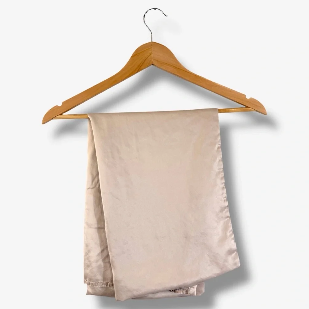 Slip Silk Pillowcase Tan Caramel Standard Envelope End